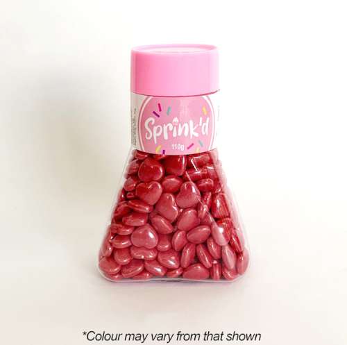 Sprink'd Sprinkles - Hearts Red